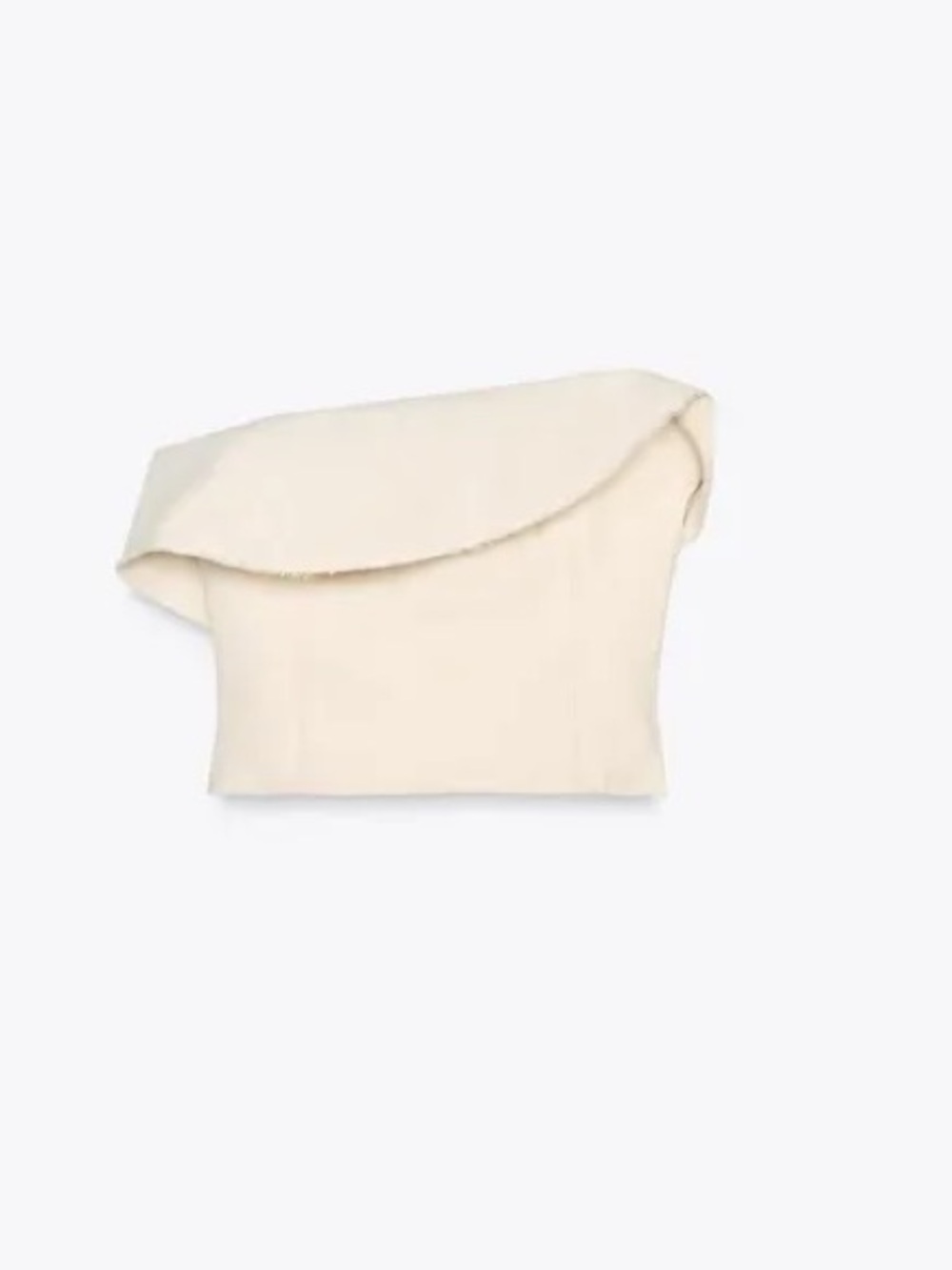 Zara Zw Collection Strapless Ruffle Top - Picture 5 of 9